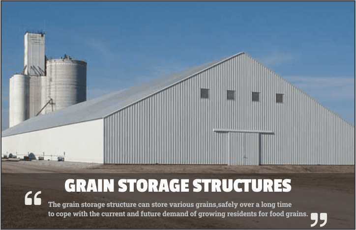Grain storage structures