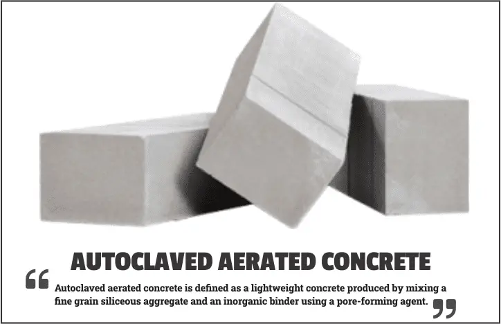 Autoclaved aerated concrete