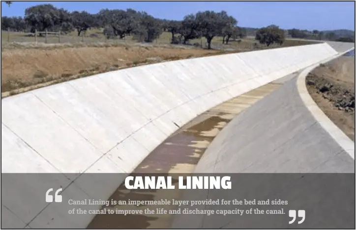 canal lining
