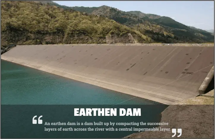 Earthen dam