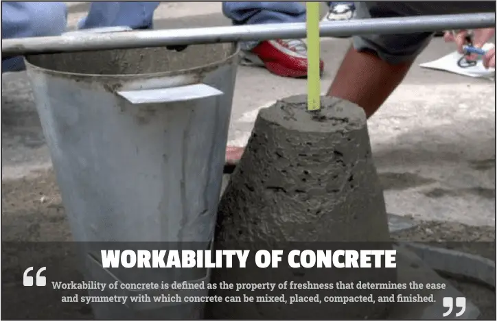 workability of concrete