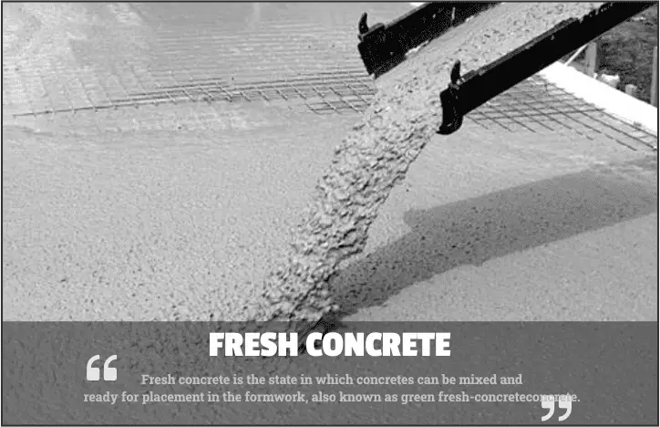 Fresh concrete