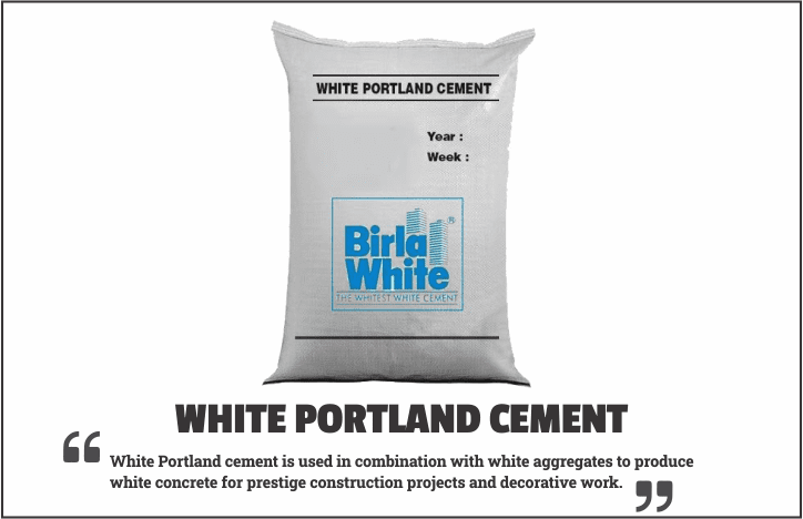 White Portland cement