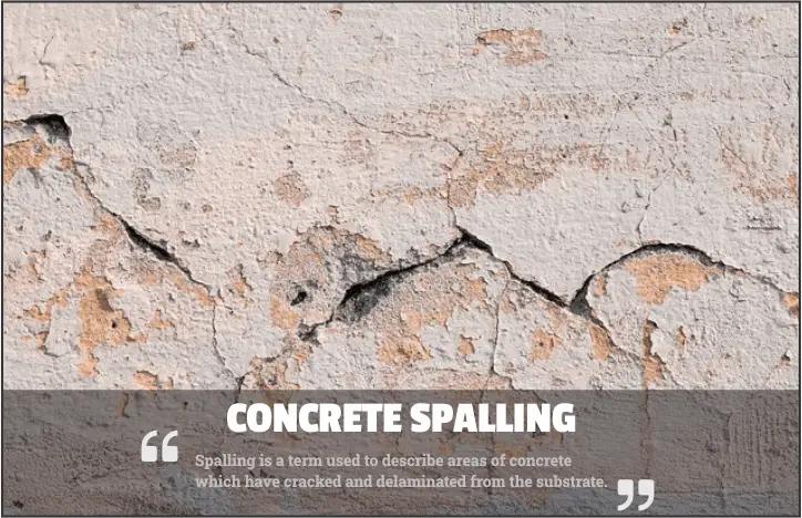 Concrete spalling