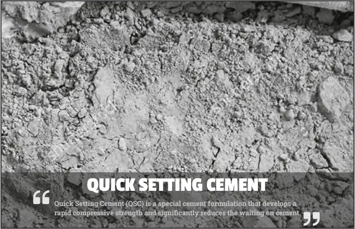 quick setting cement