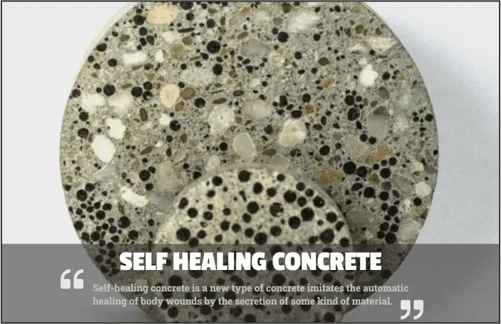 self healing concrete