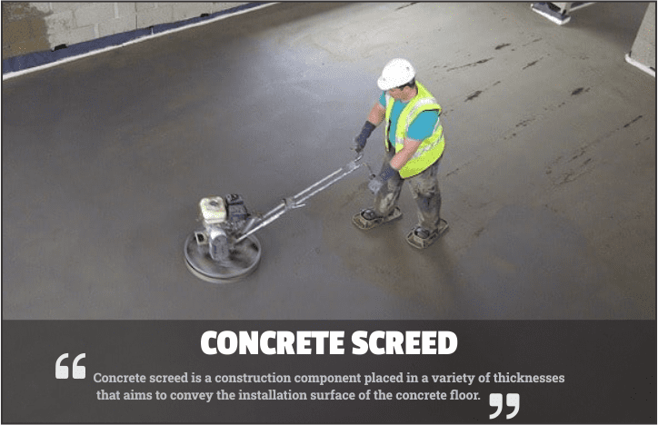 concrete screed
